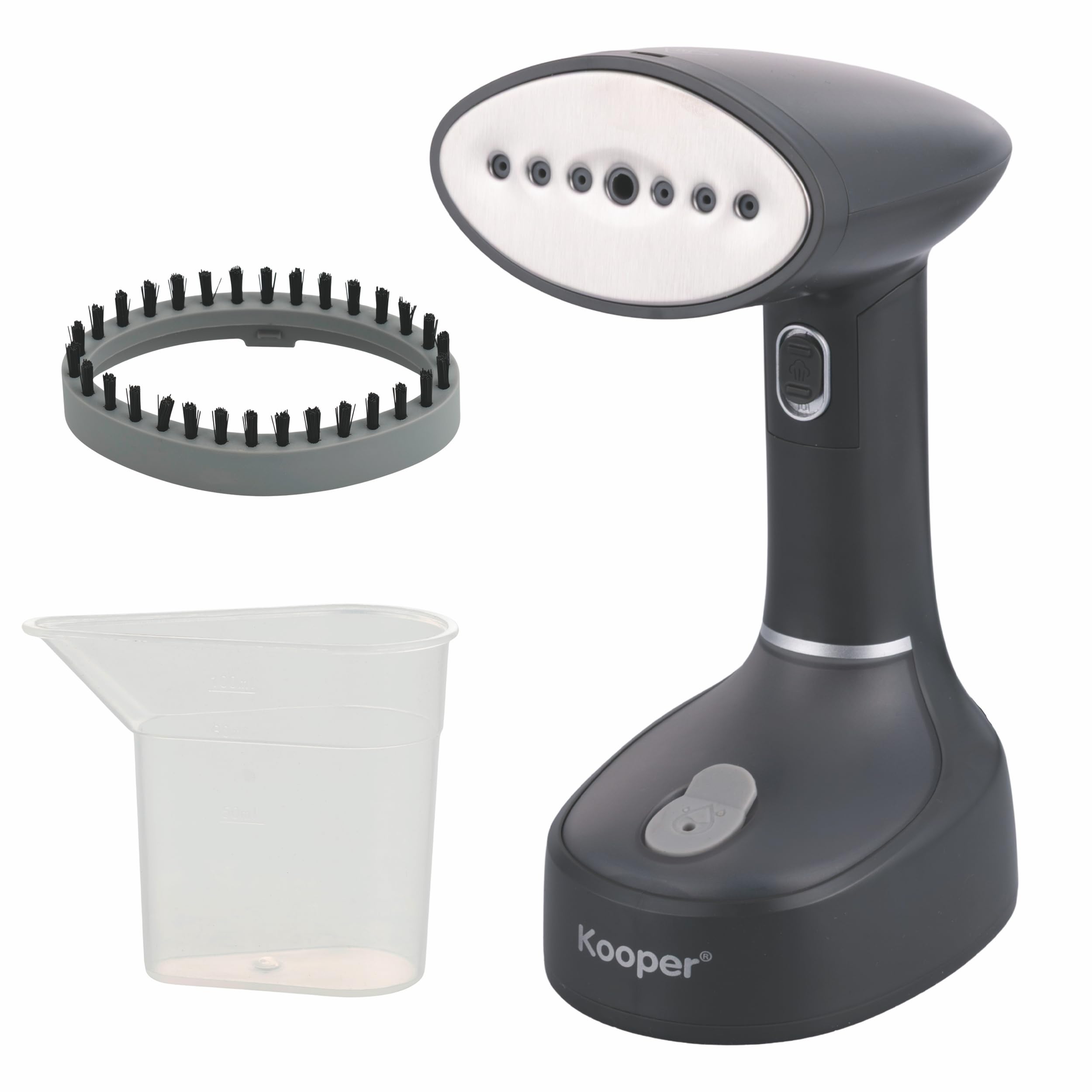 Ferro da stiro verticale richiudibile 1400W, grigio e silver, Kooper