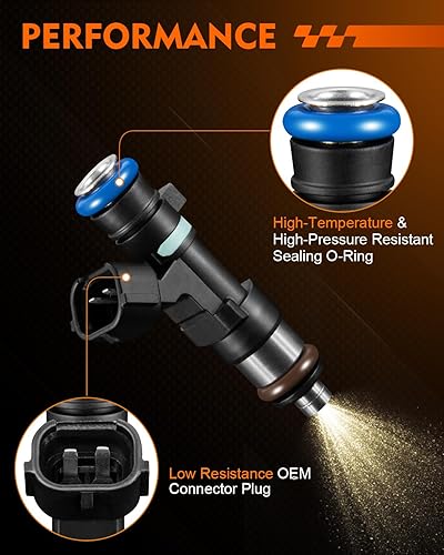 Miniatura 3 de 0280158130 2.5L L4 para Inyectores de combustible Nissan para Altima 2007-2013, Rogue 2008-2015, Sentra 2007-2012, FJ1020, 16600JA000, 16600JA00B (4