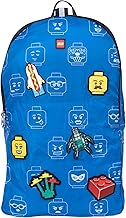 LEGO Minifigure Packable Backpack with 6 patches, Iconic