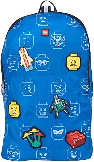 Minifigure Packable Backpack with 6 patches, Iconic