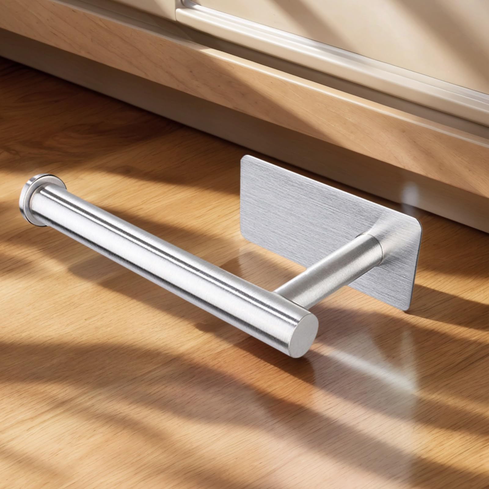 Porta Carta Igienica Da Parete In Acciaio Inox 304 - Supporto Adesivo, Per Bagno Cucina Hotel Casa