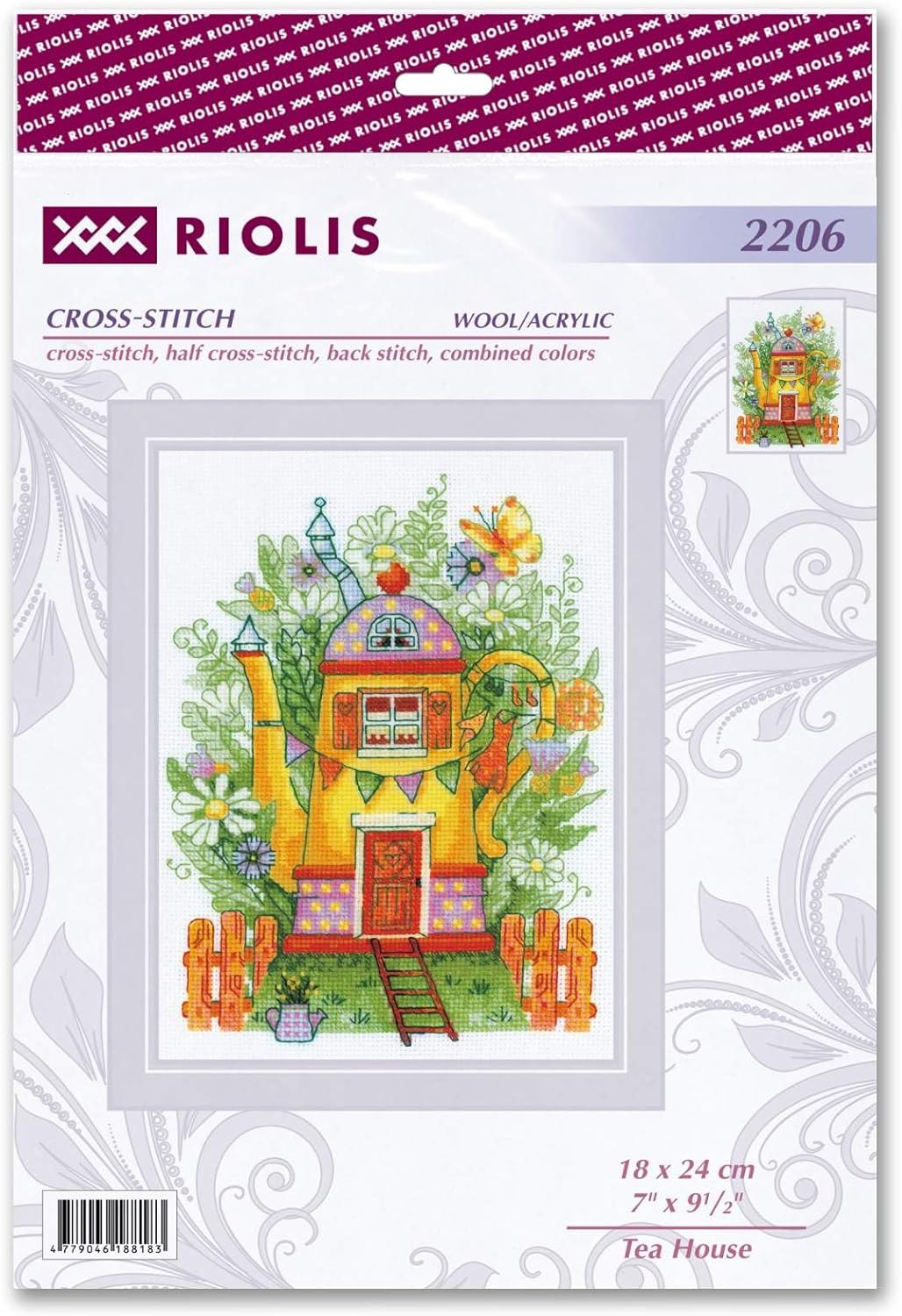 RIOLIS Counted Cross Stitch kit 2206 Tea House