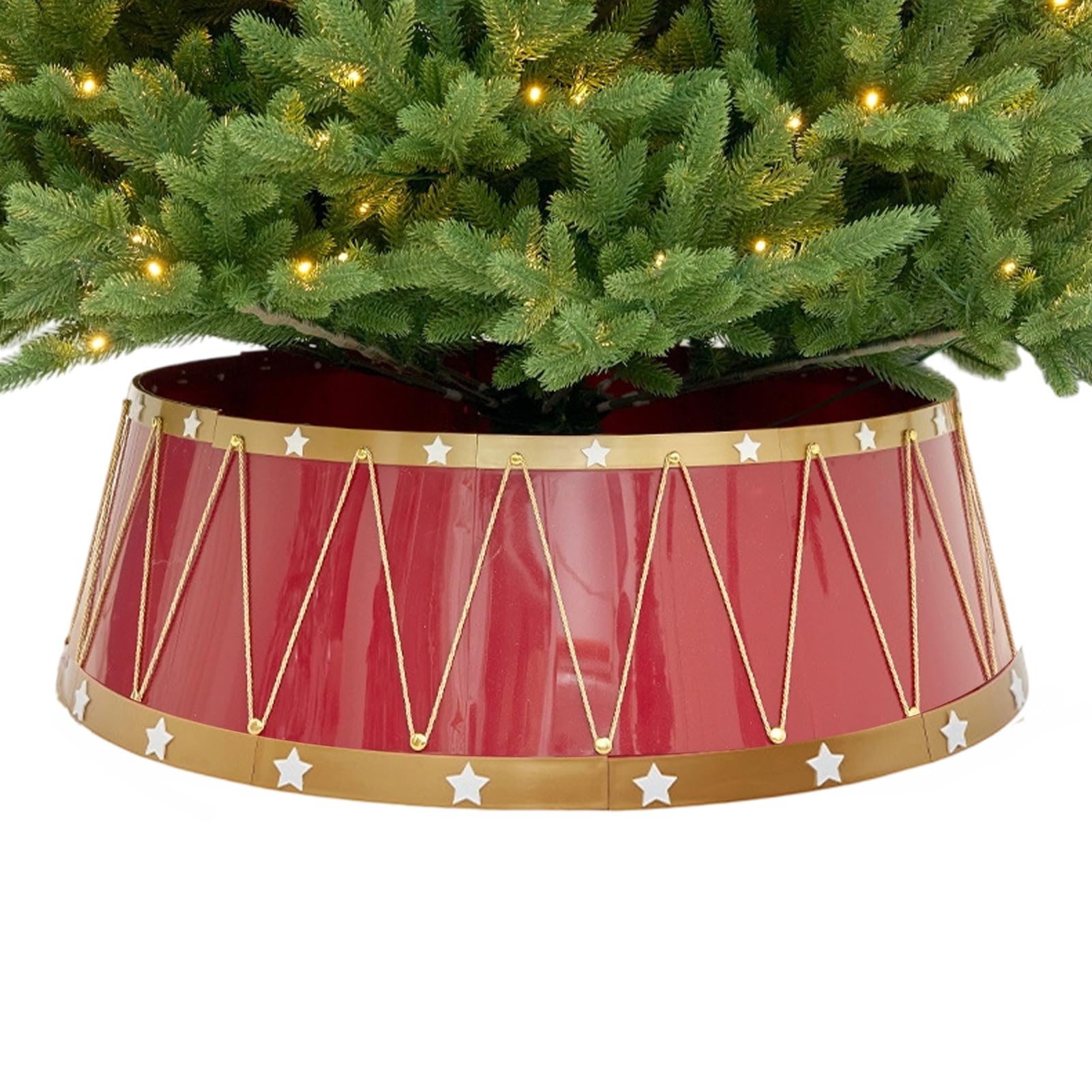 Girocollo per Albero Cerchio Decorativo da 65cm per Albero Artificiale | Accessorio per Interni Ingresso Soggiorno Ufficio Esterno Invernale