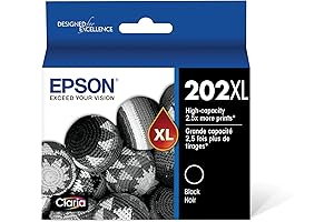 Epson 202 Black Ink Cartridge: The Perfect Combo for Stunning Prints
