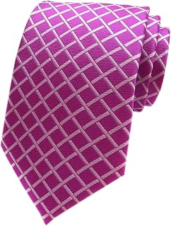 Mens Modern Window Pane Checks Slim Tie Gingham Pattern Designer Wedding Necktie