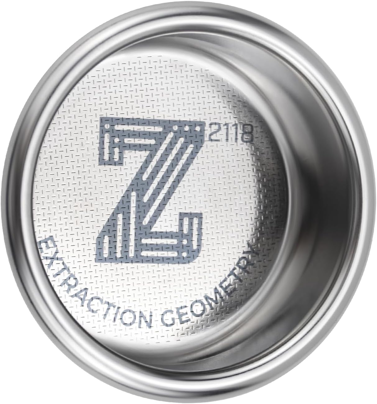 58mm Espresso Filter Basket 18g, Z-2118 High-Extraction Basket, 2118 Laser-Cut Flat Holes, Ridgeless Portafilter Basket, Precision Stainless Steel for La Marzocco, E61, Slayer, Decent
