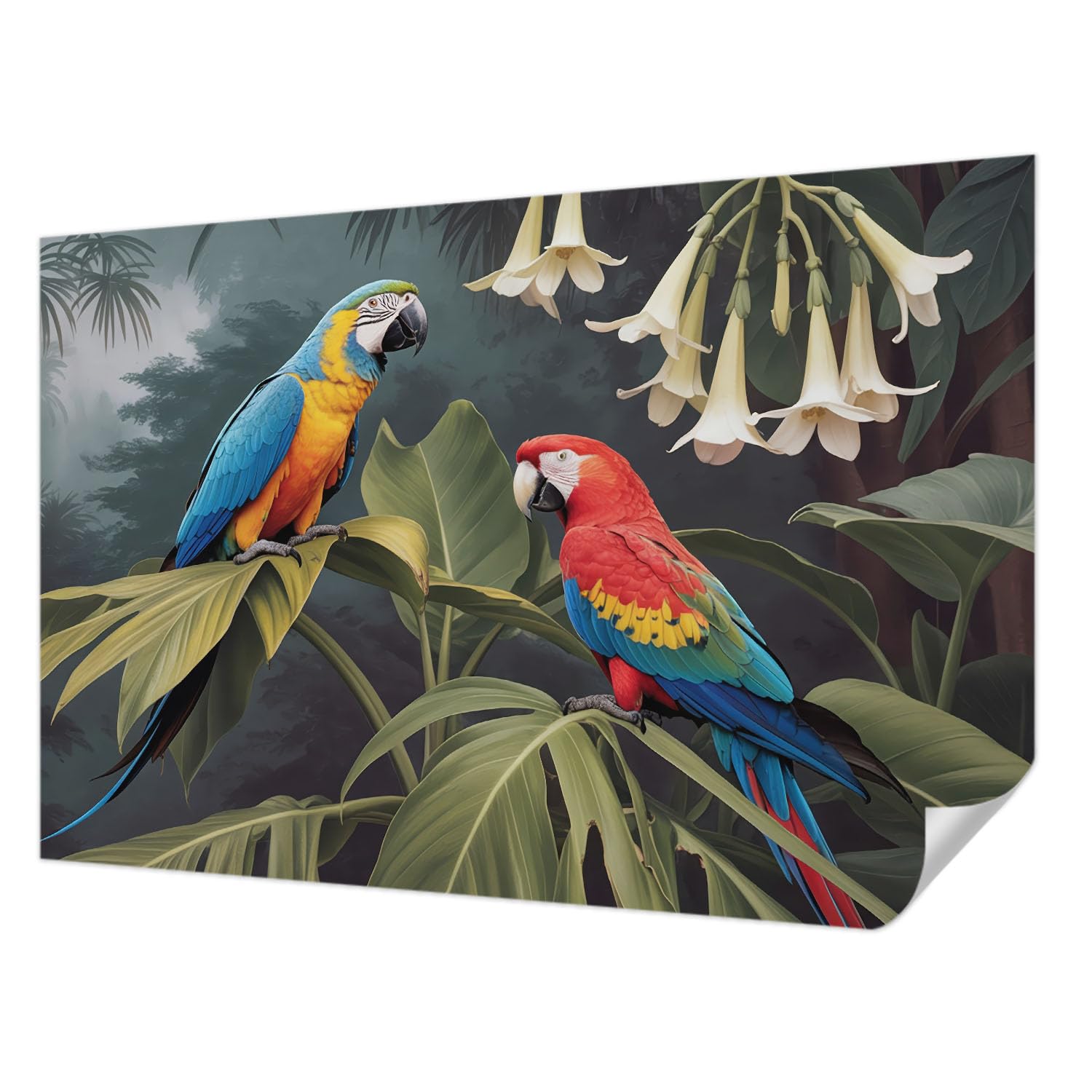 Papier peint autocollant 104x70 cm Tulup pour décoration murale de salon