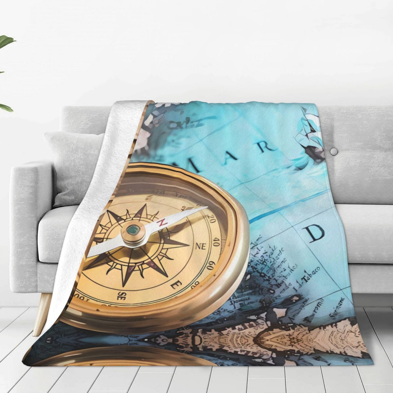 Couverture boussole ultra douce pour créer un nid douillet dans votre salon
