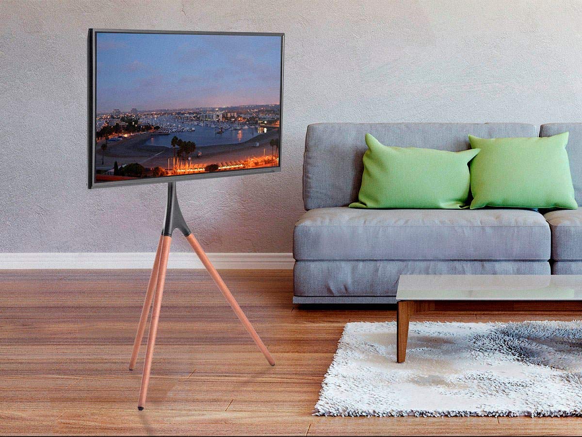 Monoprice Premium Fixed TV Tripod Stand for 45 to 65 TVs up to 70.4lbs Max VESA 400x600 product thumbnail 7