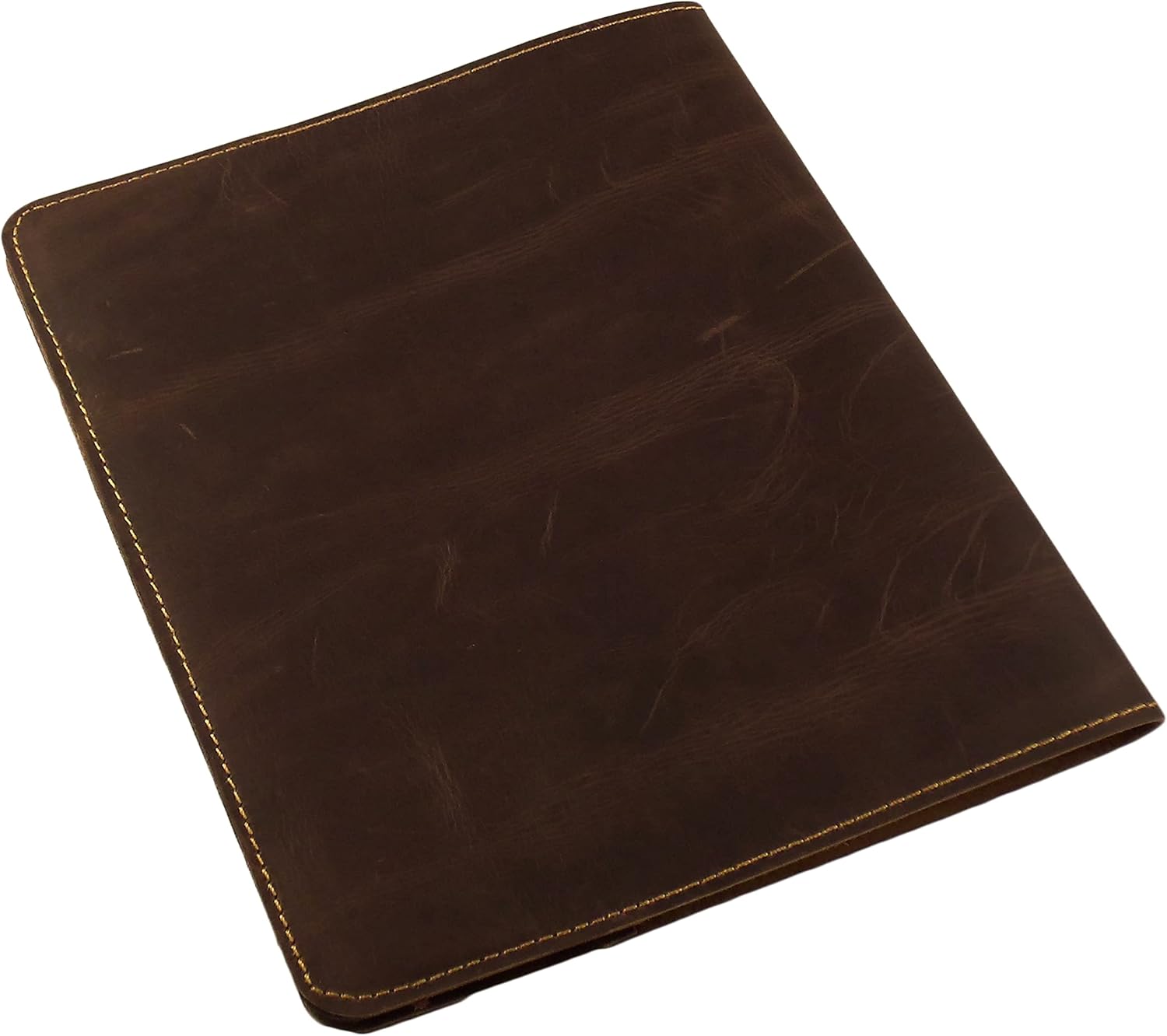 Rustic Ridge Refillable Leather Composition Notebook - Composition Notebook Cover - Leather Notebook Cover - Fits Moleskine XL 9.75" x 7.5" (Vintage Brown)
