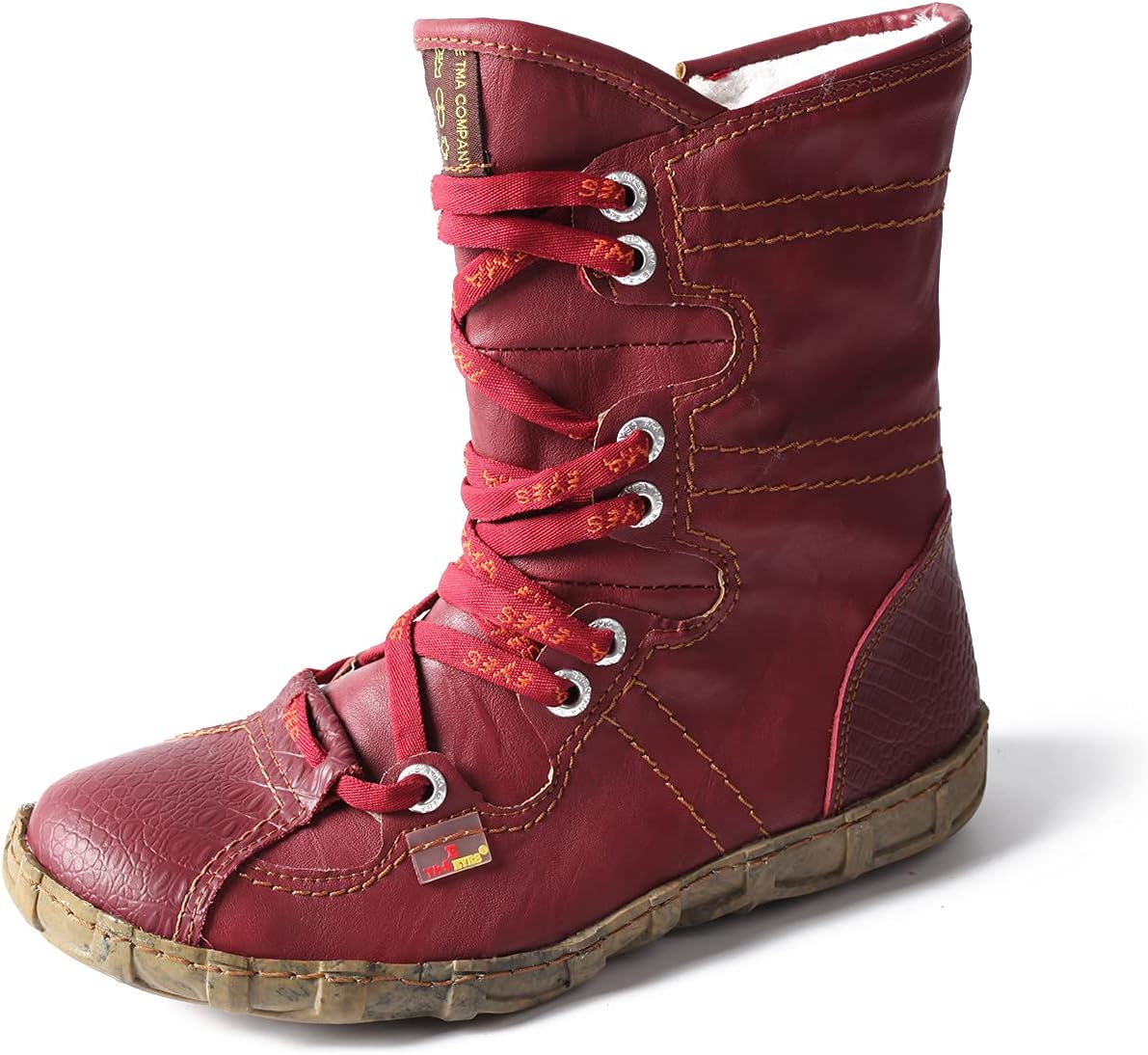 Women’s Winter Leather Fashion Biker Boots