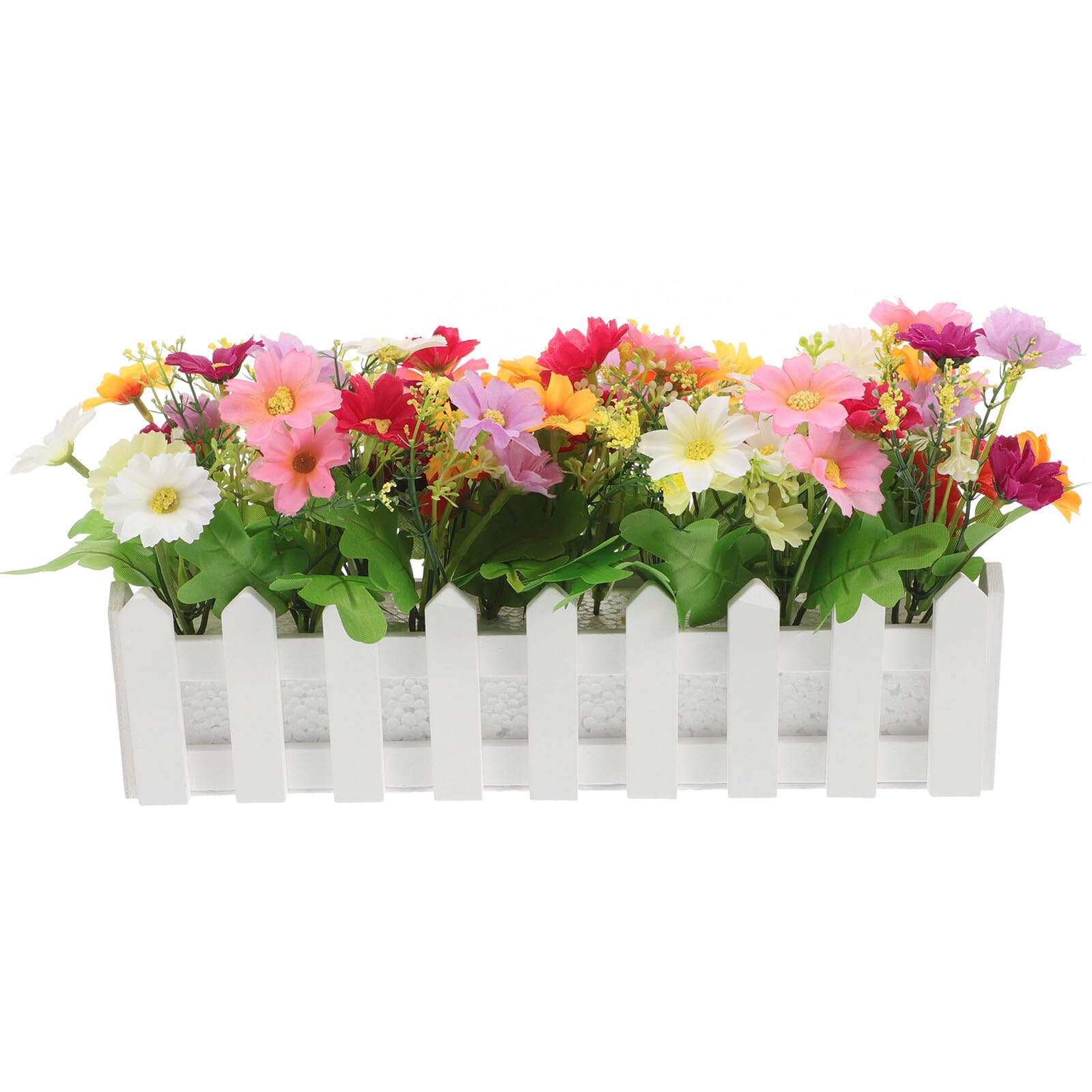 Fleurs artificielles de jardin : 30 marguerites POPETPOP pour véranda