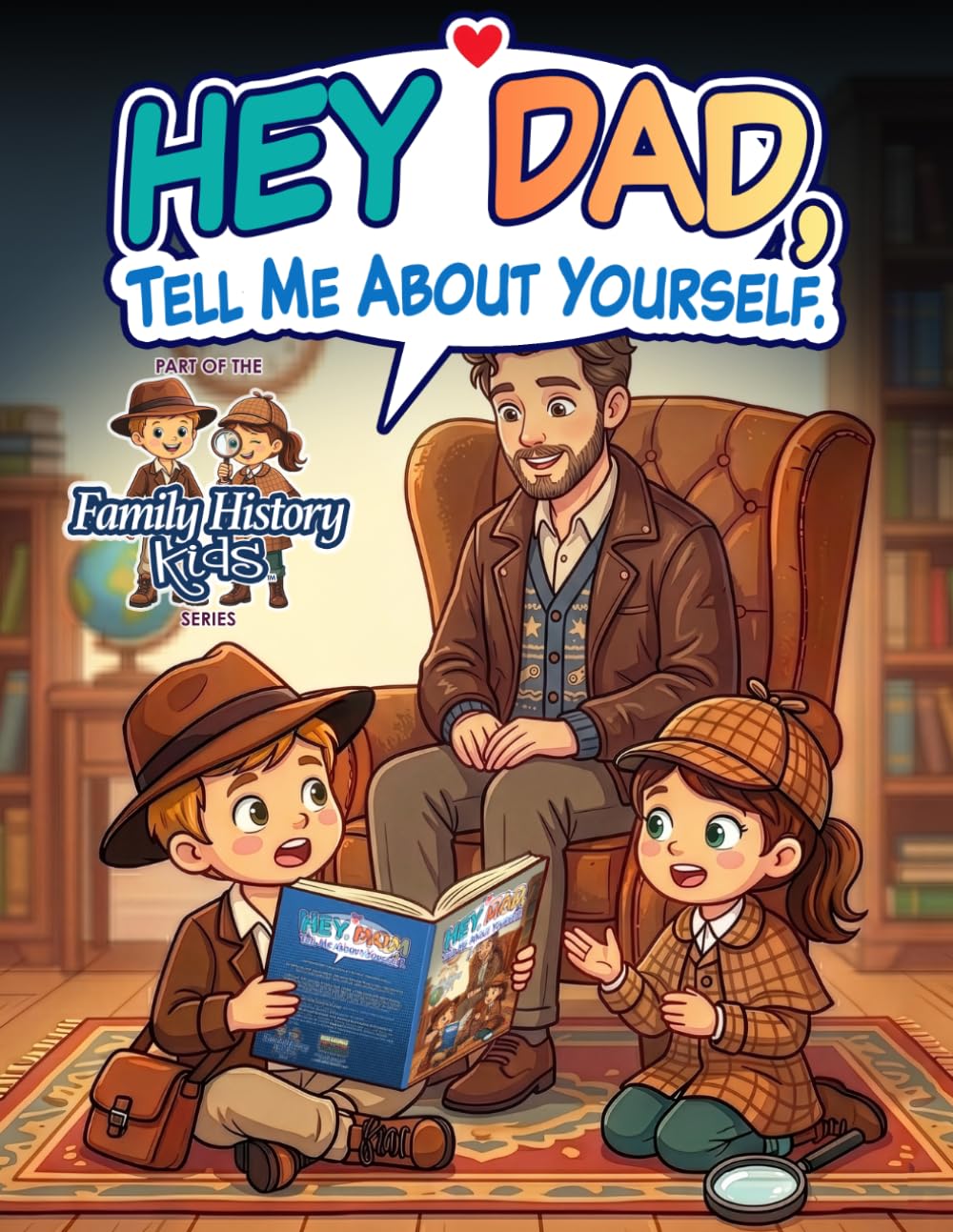 Hey Dad, Tell Me About Yourself.: A Guided Keepsake Journal with Prompts to Record His Life Story, Memories, and Advice (Family History Kids)
