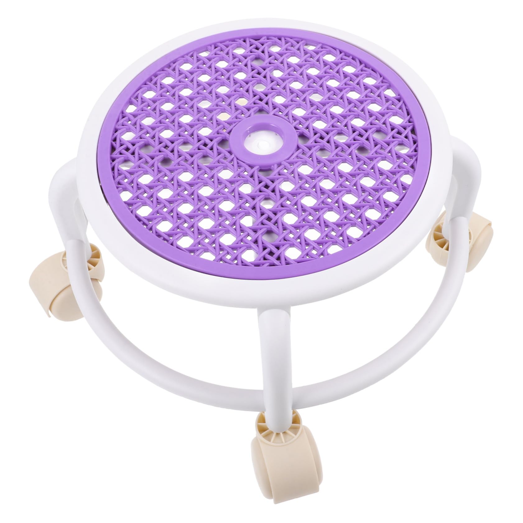 Tabouret roulant rond pour salon de beauté et séances de pédicure confort