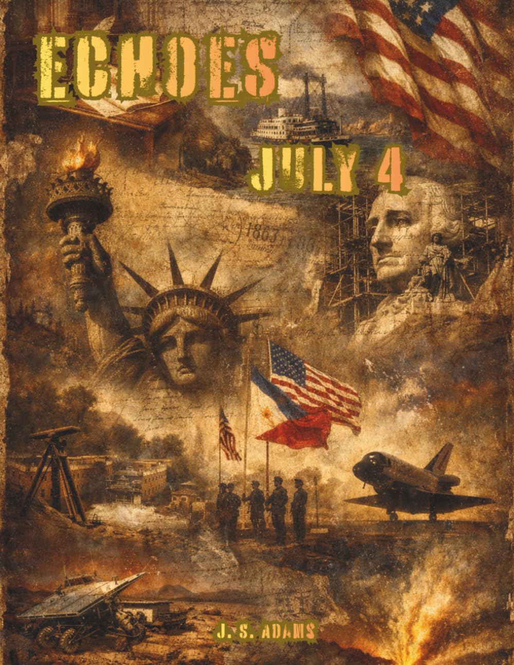 Echoes: July 4: A Coloring Journey Through July 4th in History (Echoes: A Coloring Journey Through History)