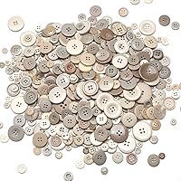 Vista 8 de Aproximadamente 330 botones de resina de varias especificaciones, hechos a mano, botones de costura para manualidades DIY, botones decorativos