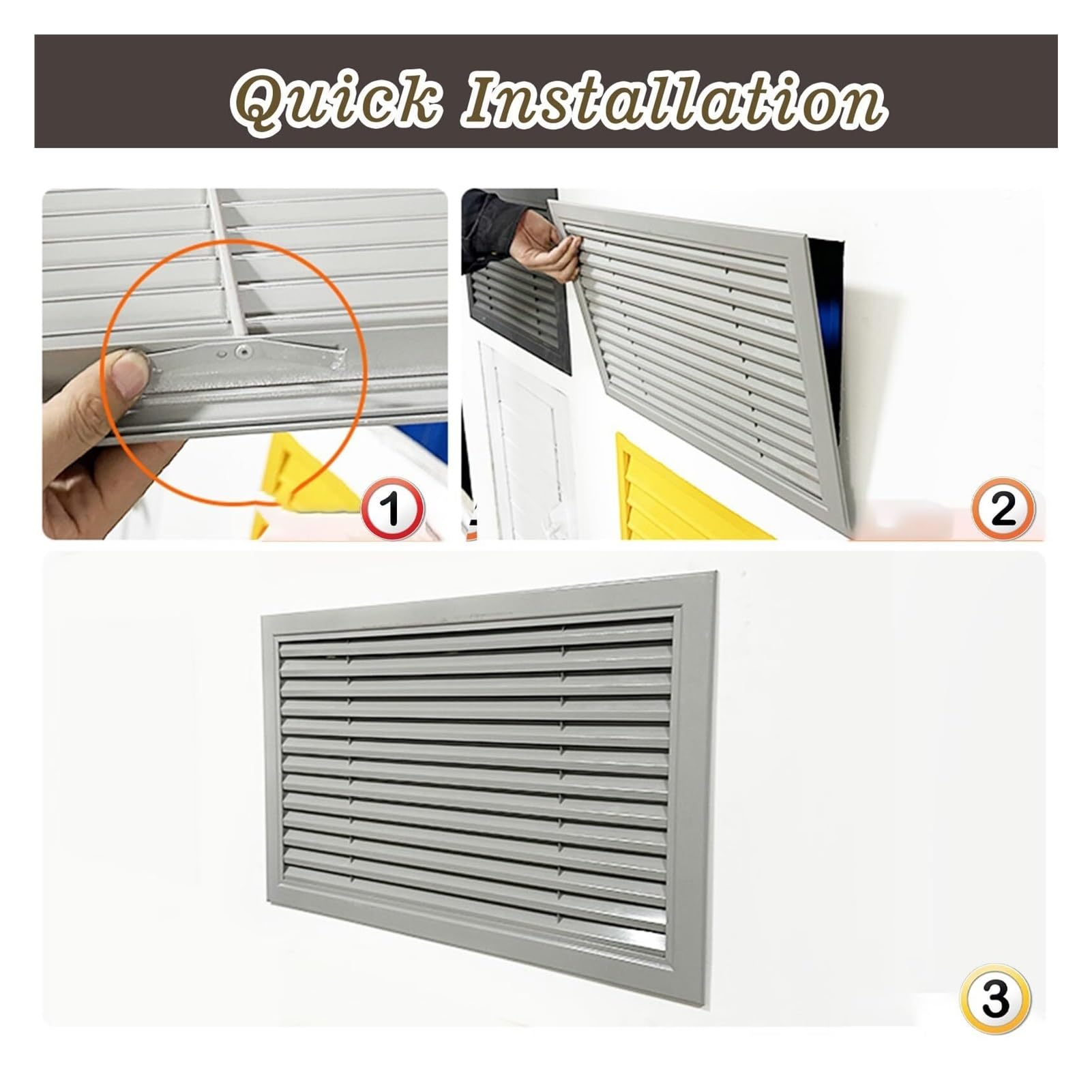 lüftungsgitter Kaltluftrückführungs-Entlüftungsabdeckung, Wanddecke, Dekoratives HVAC-Gitter Aus Weißem Aluminium, 12, 14, 16, 18, 20, 22 Zoll, Feste Lamellen(12x34in/30.5x86.4cm)