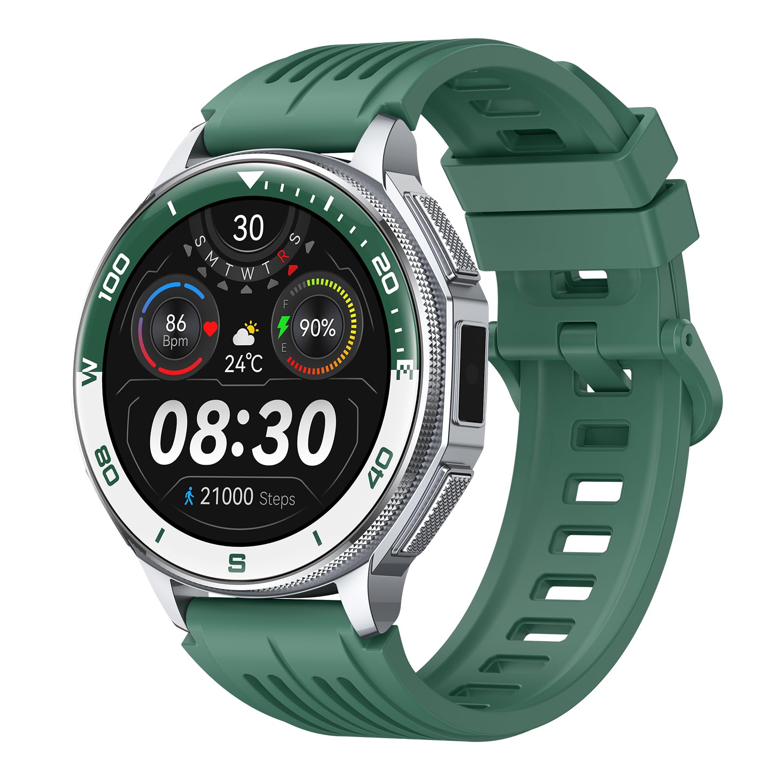 Eacam Montre Connectée de Course à Pied, Montre Intelligente de Course à