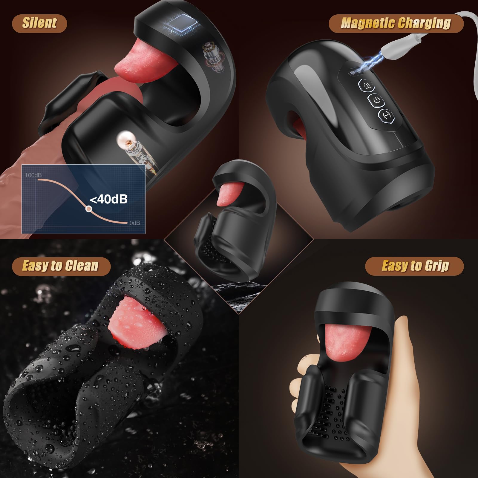 Amazon.com: Male Sex Toys for Men - baiwatt Male Masturbator Penis Training Vibrator, 10 Clamping & Vibrating & Tongue-Licking Adult Sex Toys, Intense Stroker Trainer for Increase Endurance & Ultimate Pleasure : Amazon.com: Male Sex Toys for Men - baiwatt Male Masturbator Penis Training Vibrator, 10 Clamping & Vibrating & Tongue-Licking Adult Sex Toys, Intense Stroker Trainer for Increase Endurance & Ultimate Pleasure :