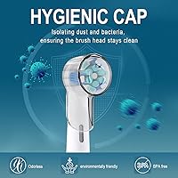 Vista 4 de Fundas para cepillos de dientes compatibles con cabezales de repuesto Oral B, se adapta a la serie iO Ultimate White, protector de cabezales