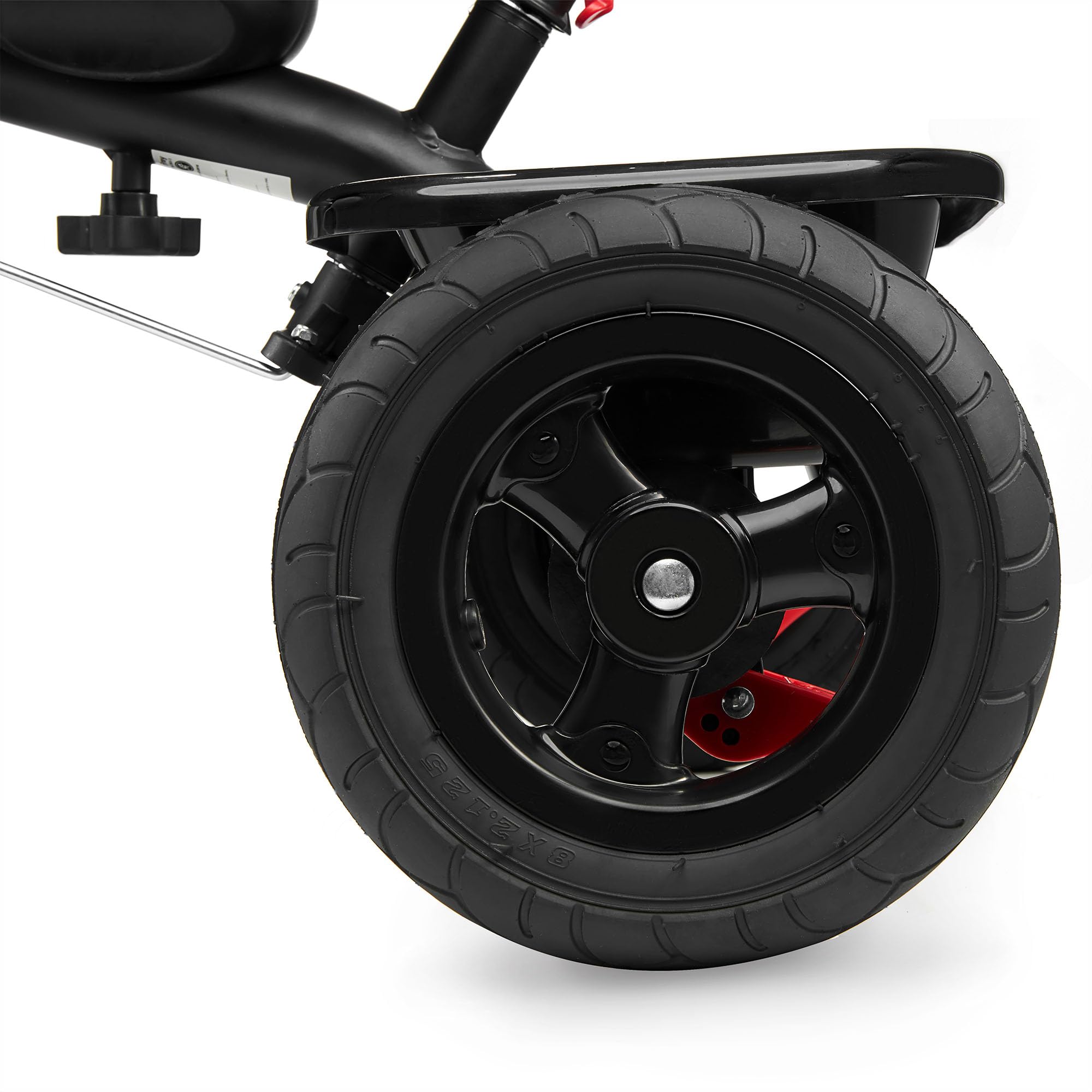 HyperMotion Triciclo Infantil con Manillar para Padres - Bici Bebé 1 Año Evolutiva hasta 20kg - Modelo Similar Kinderkraft con Barra de Empuje - Saltador Bebe Gris