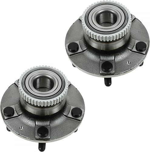 Miniatura 1 de De rodamientos y Hub Asamblea Juego de par trasero para 9702Daewoo Leganza ABS