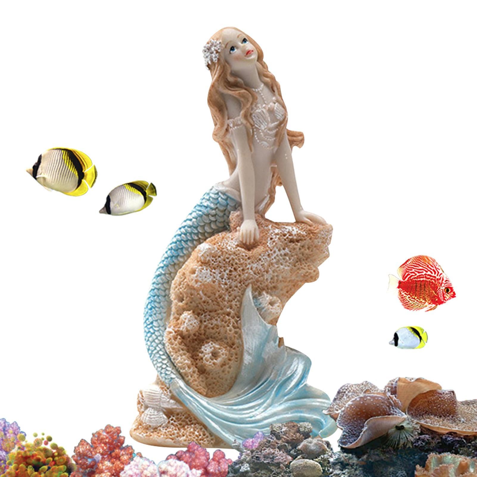 Amazon.co.jp: 人魚の水槽の像 | 樹脂製彫像フィギュア ミニチュア