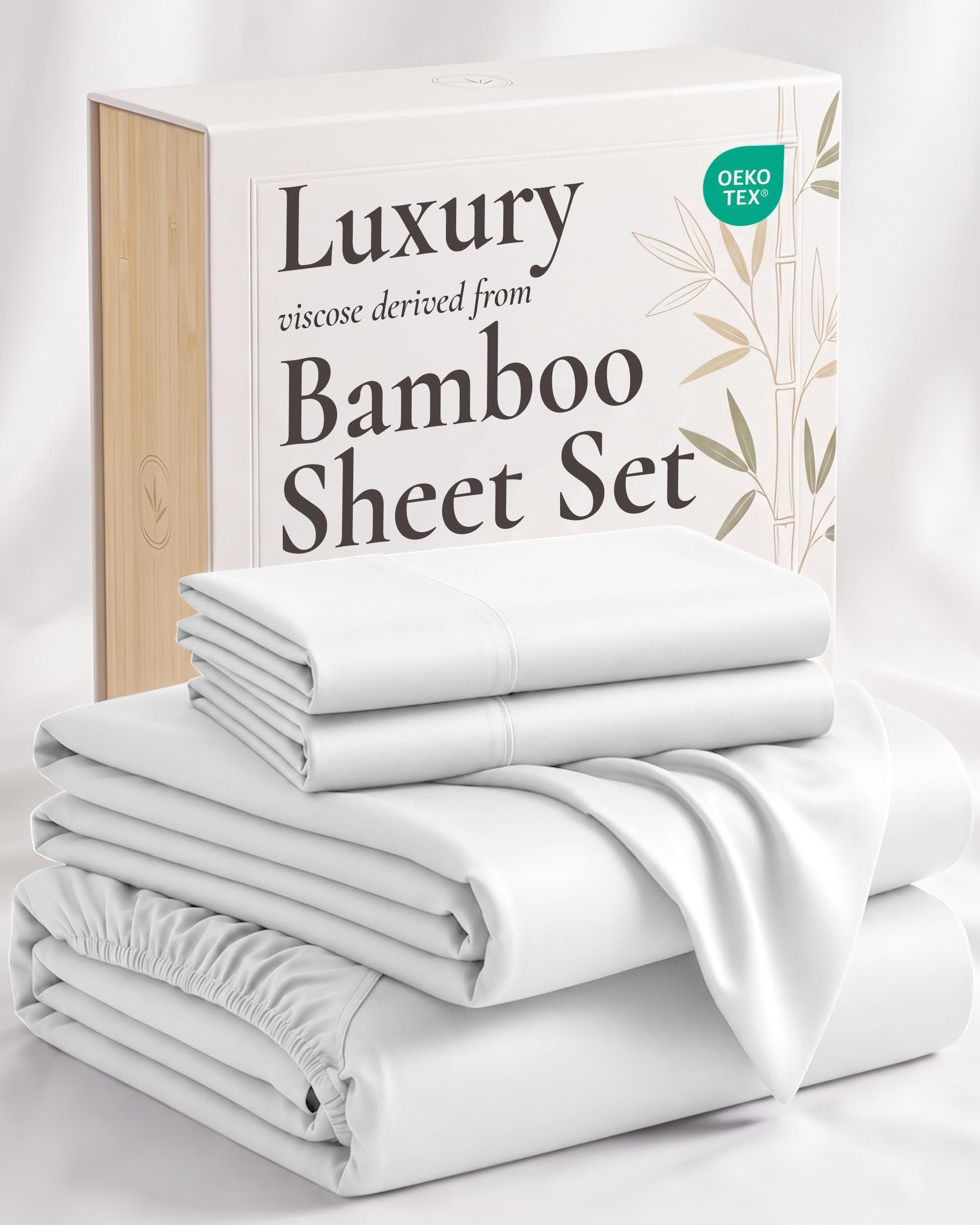 Photo 1 of Hotel Sheets Direct Queen Sheet Set - 100% Bamboo Viscose