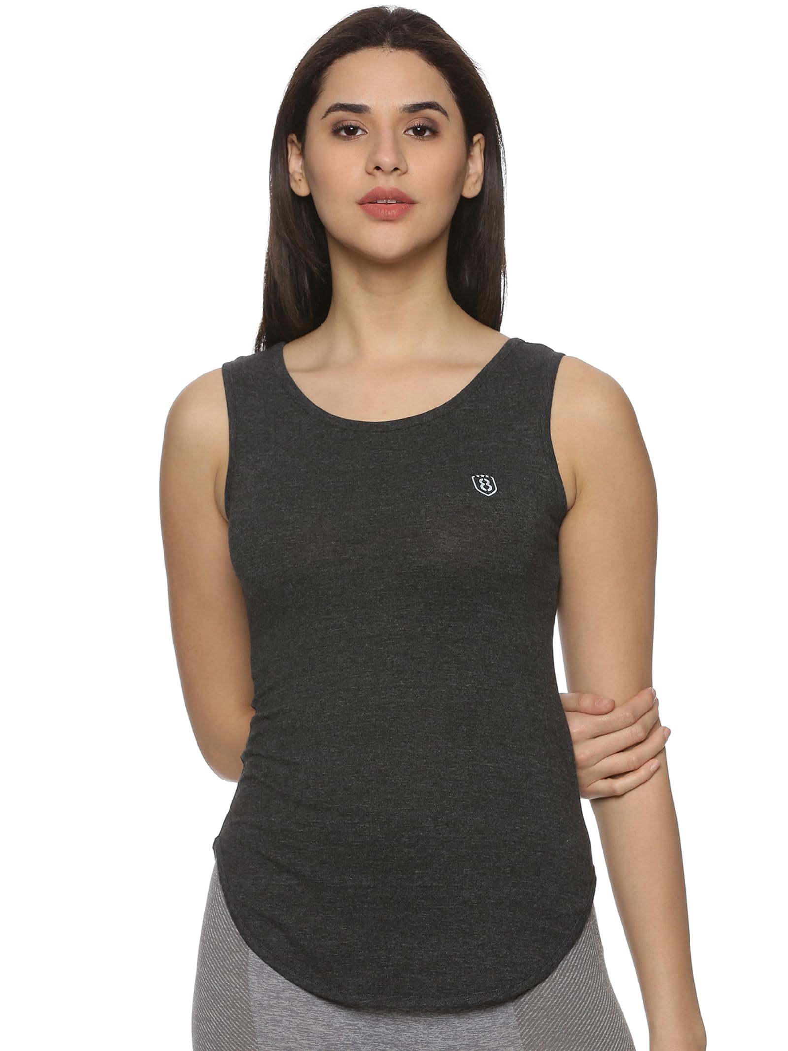 domin8 Women's Solid Slim Fit T-Shirt-picture-49