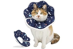 Soft, Adjustable Cat Cone: Protects Kittens and Puppies After Surgery