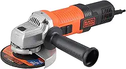 BLACK+DECKER Esmerilhadeira Angular 115mm, Ferramenta com Potência de 920W, com Controle de Velocidade, Modelo G720X, 110V