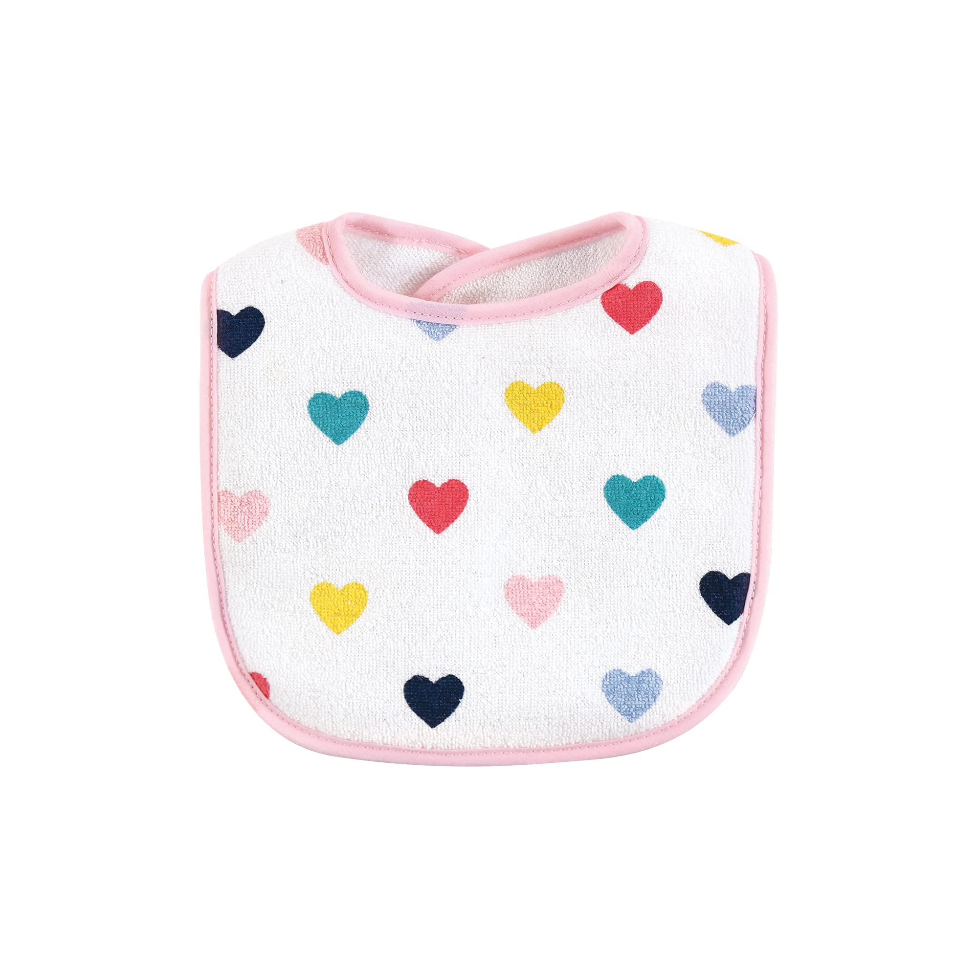 Hudson Baby Uni Baby Baumwolle Frottee Lätzchen und Spucktuch Set, Bold Mom Dad, One Size