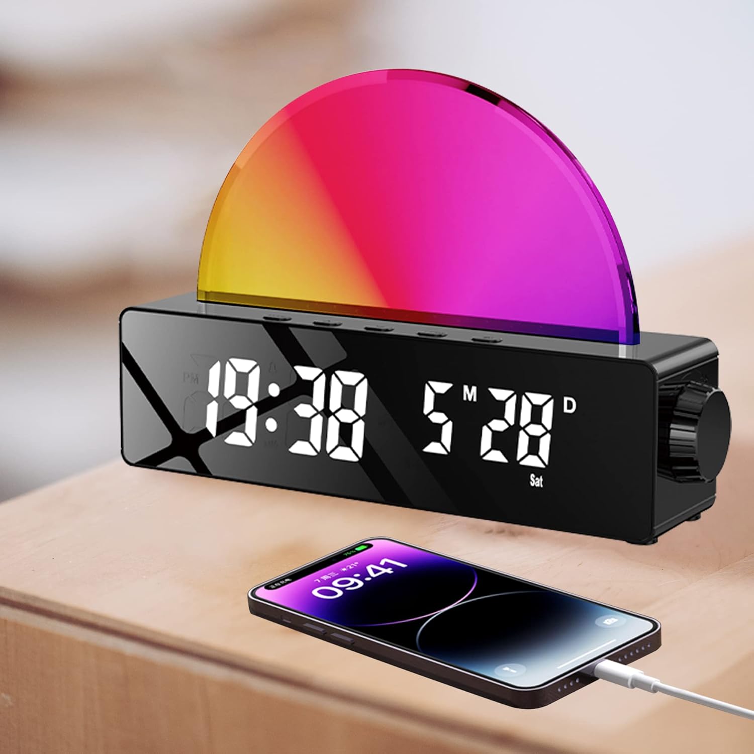 DOXILA Sunrise Alarm Clock for Kids, Wake Up Light with