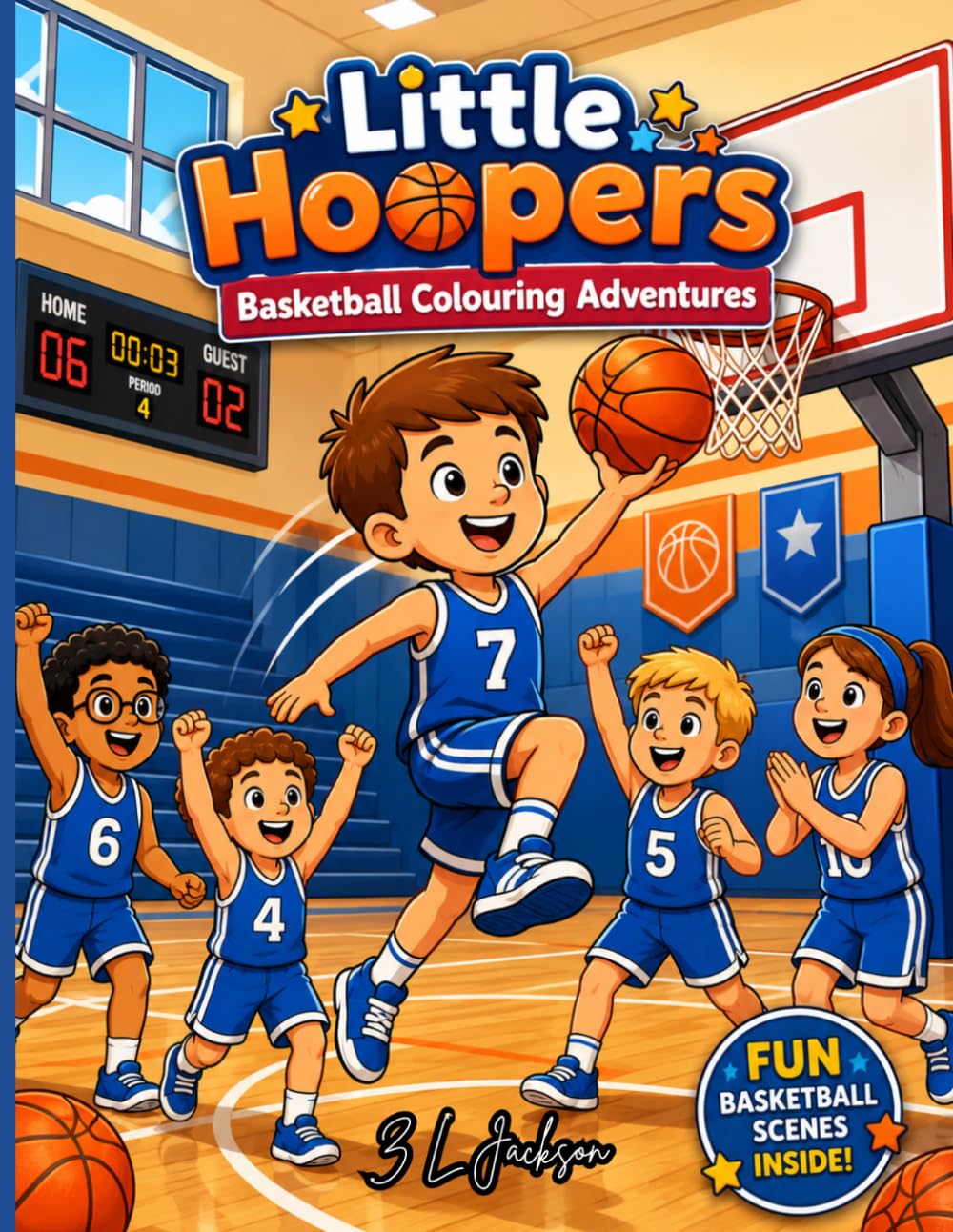 Little Hoopers Basketball Colouring Adventures