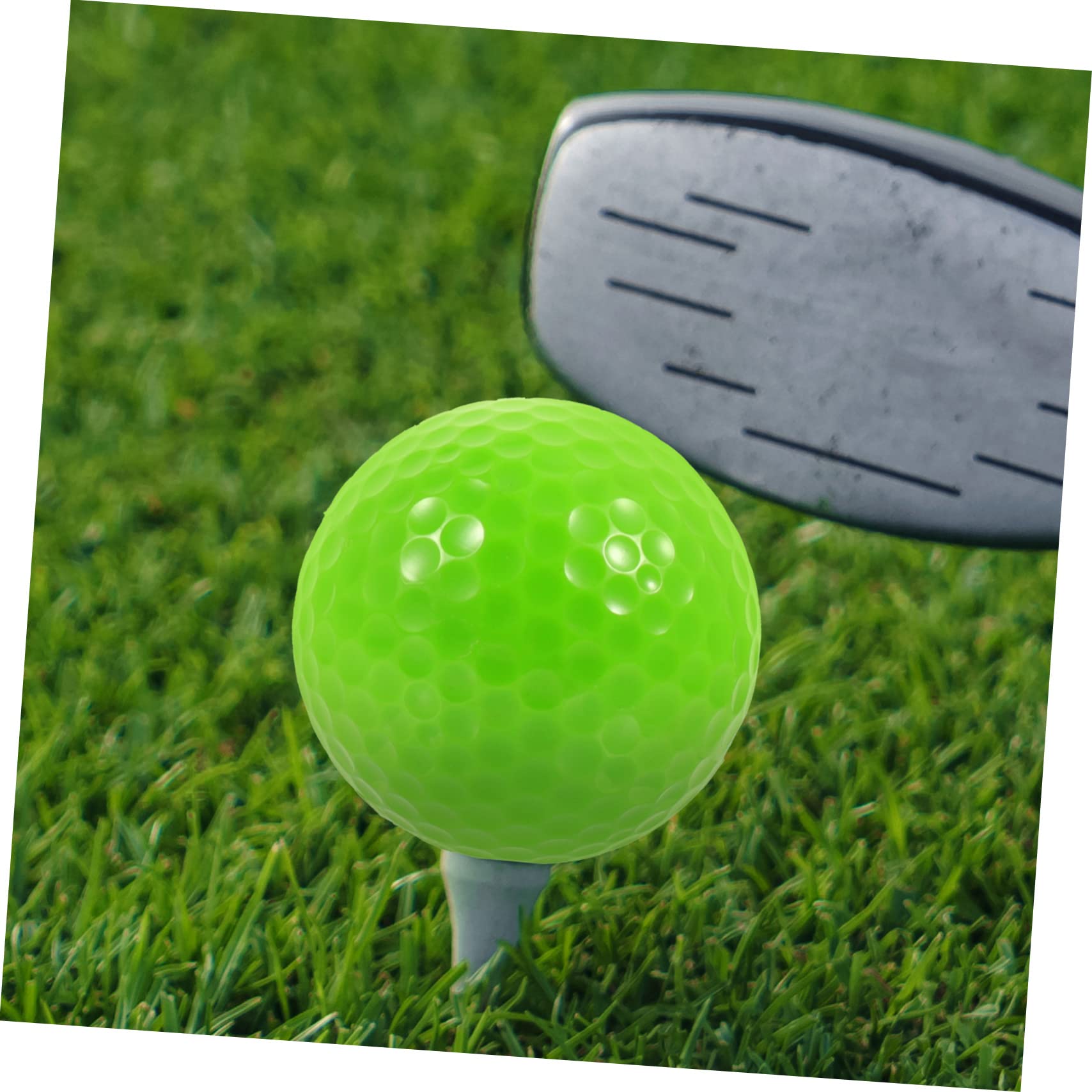 ifundom 5pcs Golf Practice Balls Wear Resistant Outdoor Training Accessory for All Ages Comfortable Touch High Elasticity for Enhanced Skill Development