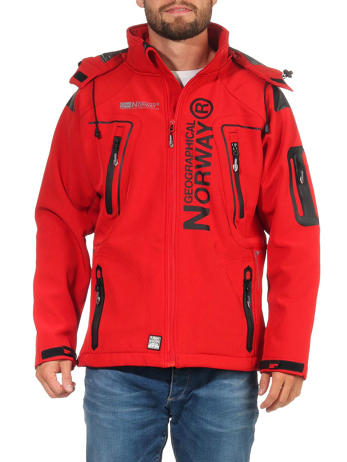 Geographical Norway Męska kurtka softshell leyoley production