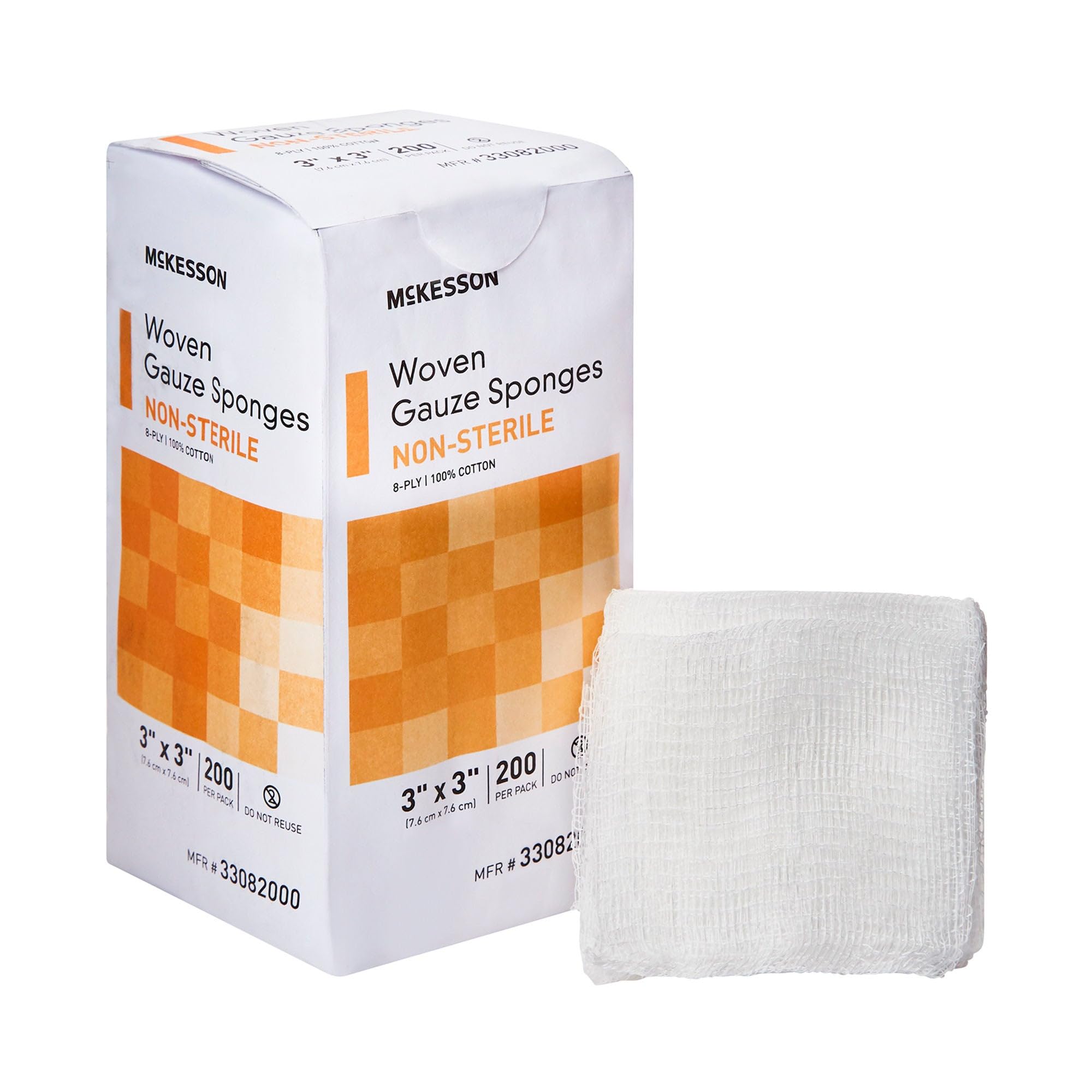 Amazon.com: McKesson Woven Gauze Sponges, 8-Ply, Non-Sterile