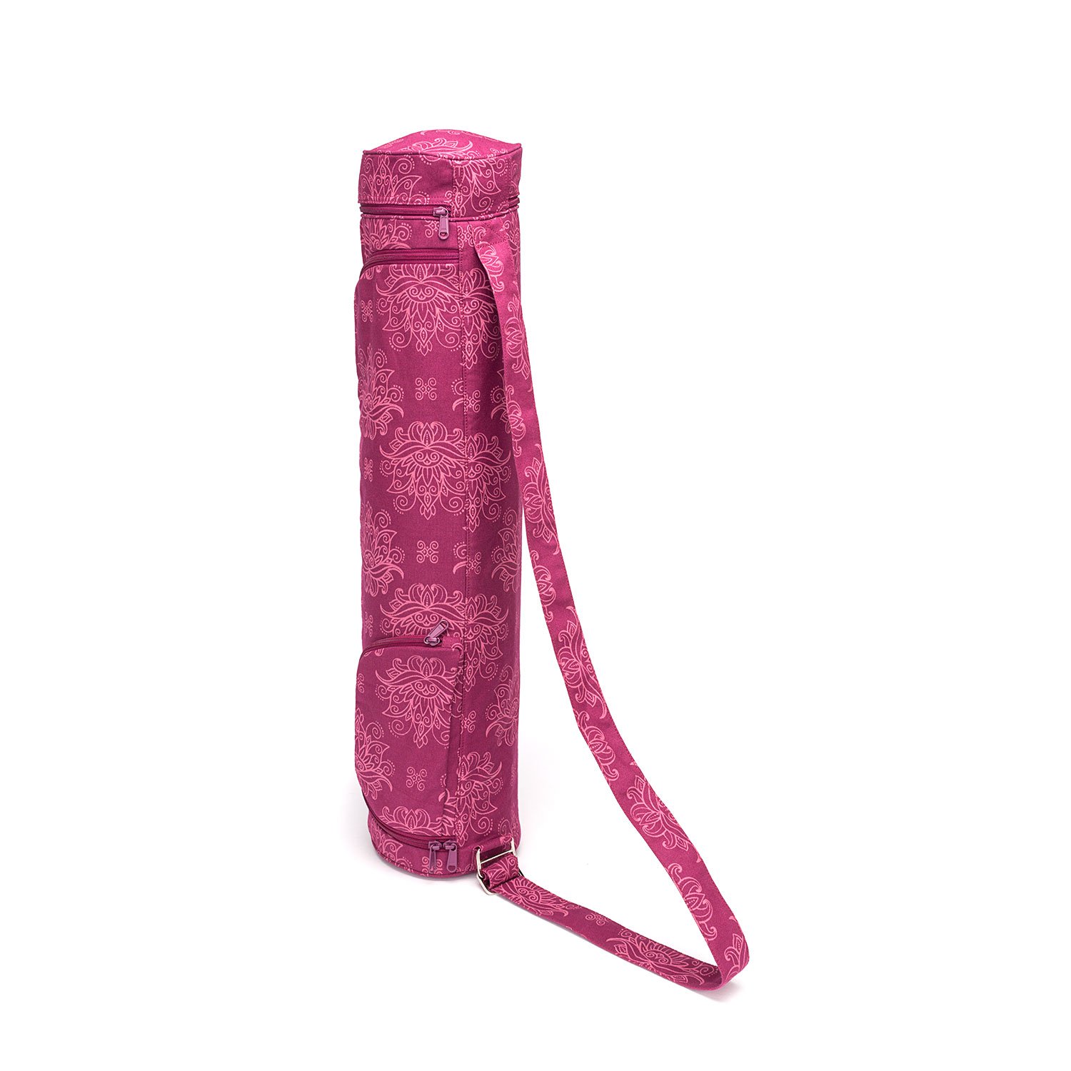 Bodhi Yogatasche ASANA Bag Cotton | Maharaja Collection | Yogamattentasche in verschiedenen Größen | Baumwolltasche für Yogamatte & Zubehör | inkl. Außentaschen
