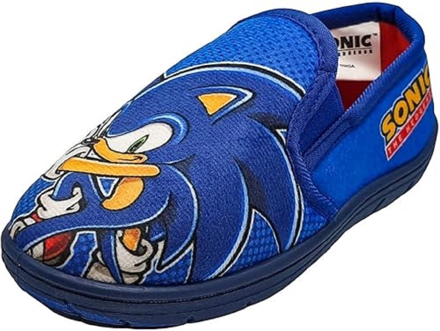 Zoccoli Per Bambini Sonic The Hedgehog, Pantofole In Velluto Con Design Sonic, Taglia EU 26/27 – Regalo Per Ragazzi