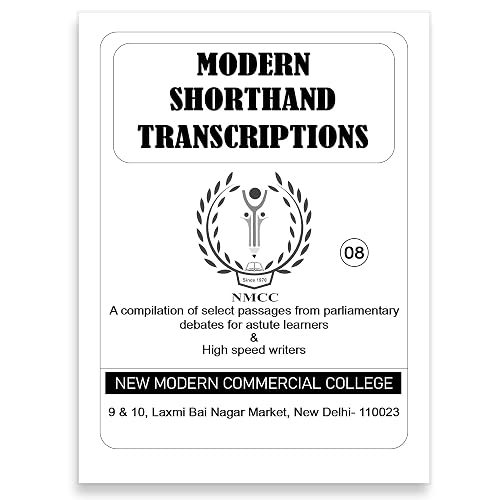 Modern Shorthand Transcriptions Volume 8 [Paperback] NMCC