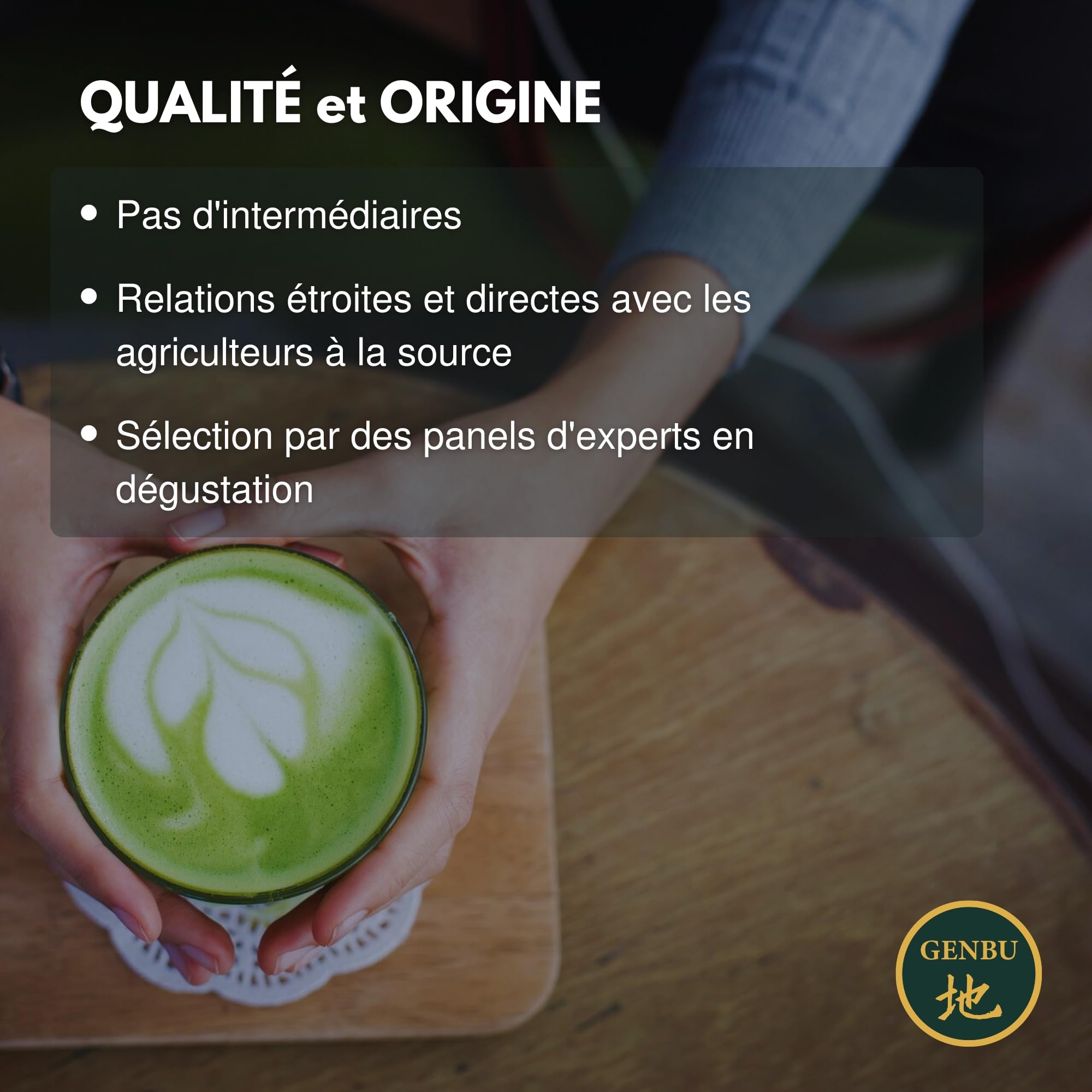 GENBU MATCHA | Thé Matcha Ceremonial Premium 100g | Thé Matcha pour 3 mois | Thé vert pur en poudre 100% naturel | Thé Matcha japonais de haute qualité | Matcha Latte