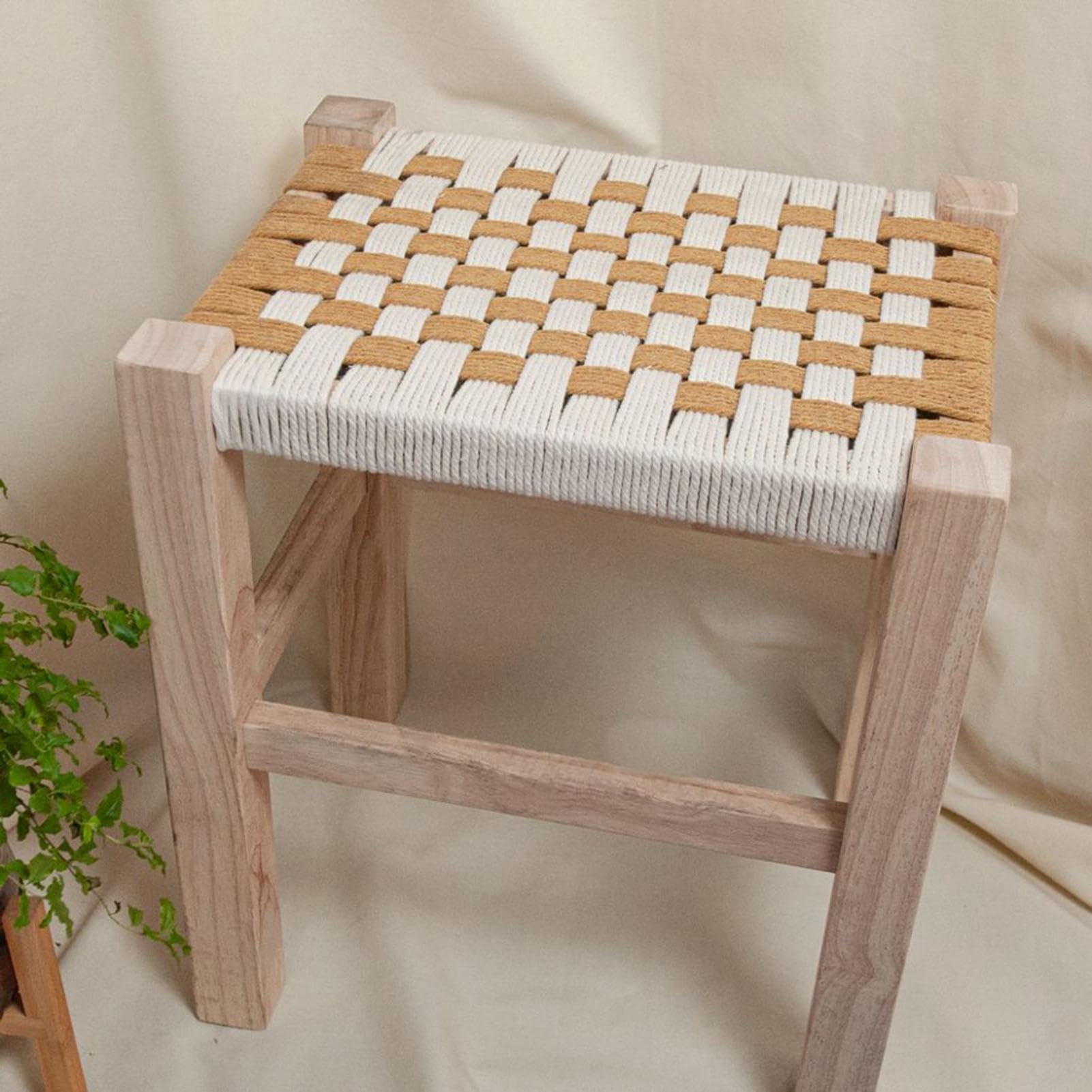 Kit Sgabello In Legno Fai Da Te Adatto Ai Principianti Ed Educativo | Kit Per Sgabello A Gradino Fai Da Te Per La Tessitura Casa Comodino Ingresso Studio Laboratori Corsi D'Arte