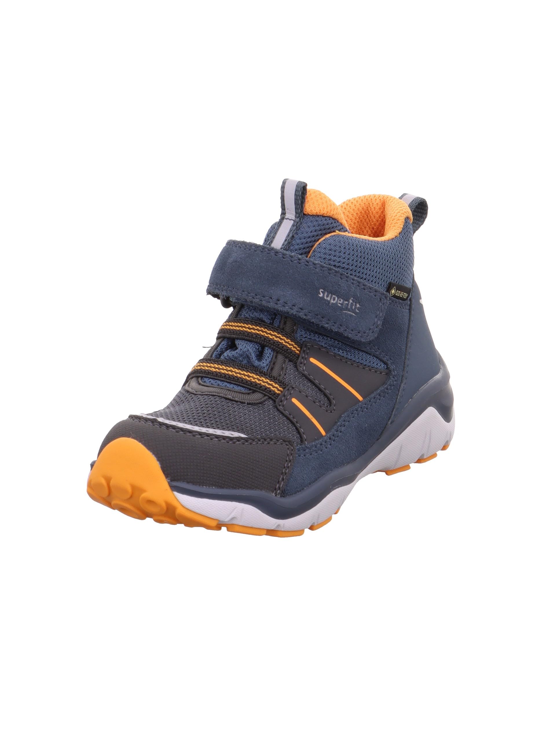 Superfit Boys' Sport5 Trainers, Blue Orange 8000, 6 UK Child