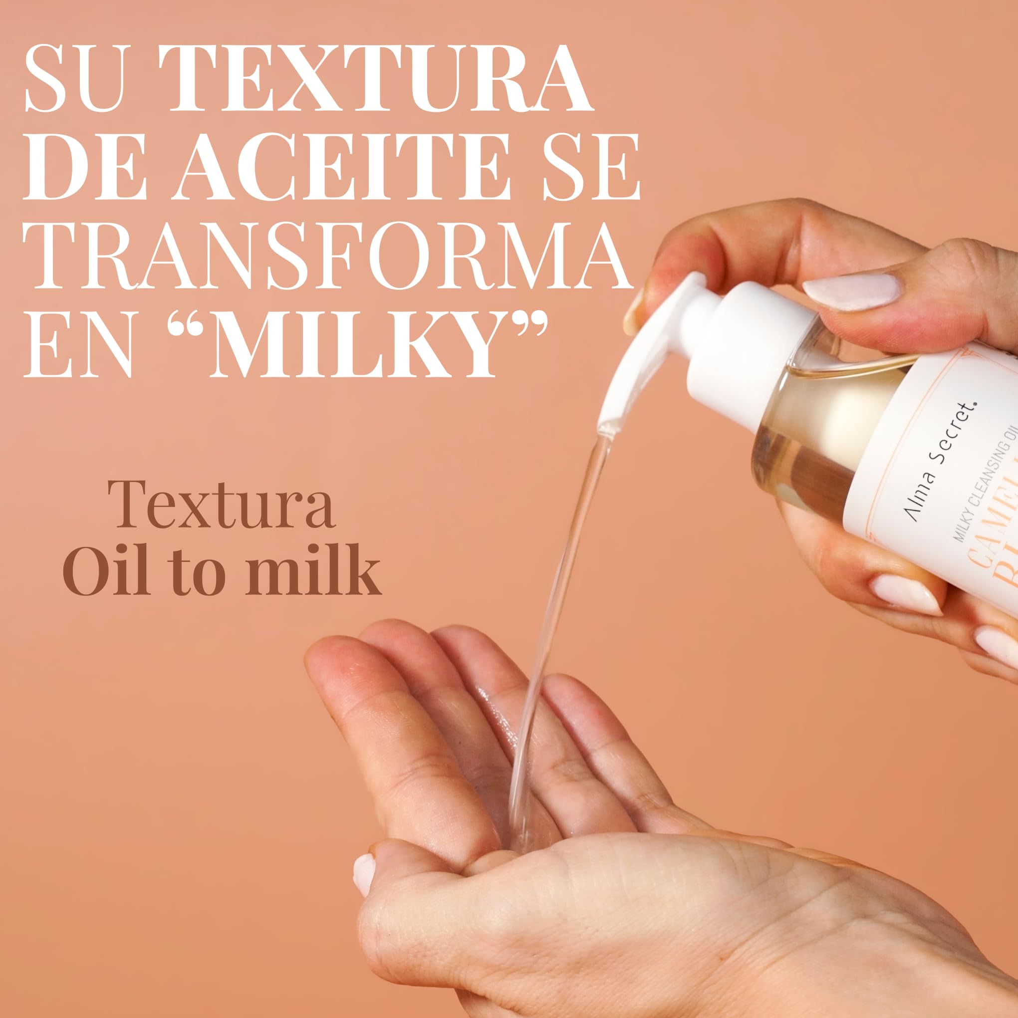 Alma Secret | Aceite Limpiador Facial Desmaquillante Camellia Bloom | Oil Cleanser Doble Limpieza | Elimina Maquillaje Waterproof e Impurezas | Oil to Milk | Afina Poros | Todo Tipo de Pieles | 200 ml