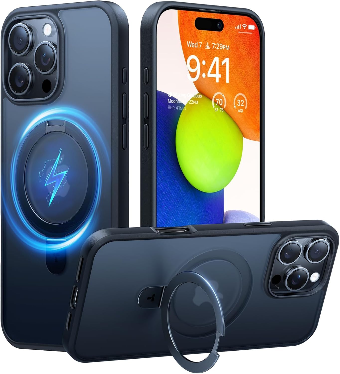 TORRAS Ultra-Magnetic Ostand Case for iPhone 16 Pro