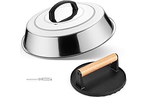 Leonyo 12" Melted Cheese Grill Press