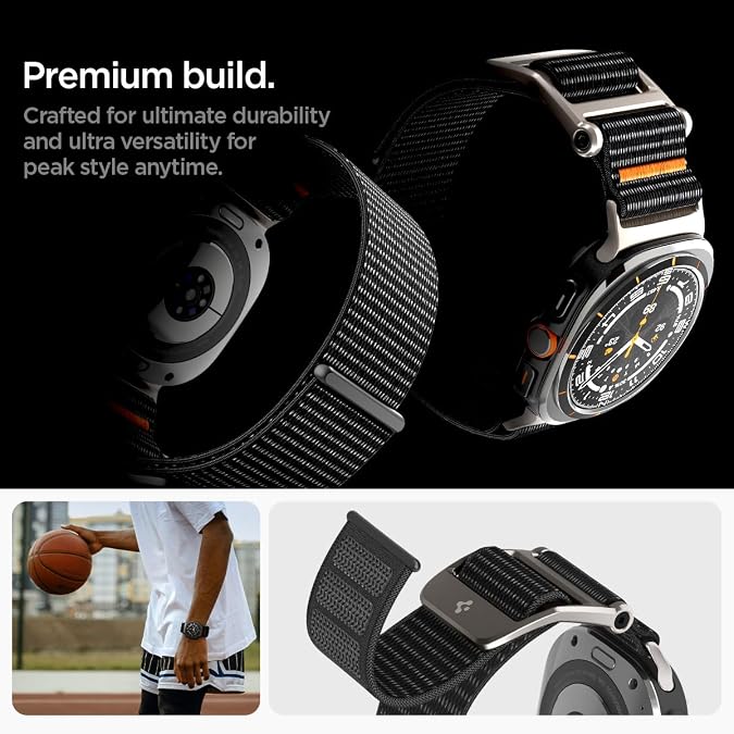 Spigen Dura Pro Flex Strap for Samsung Galaxy Watch 9/8 Series & Ultra 2/1