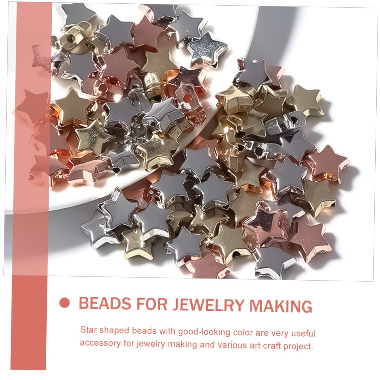 NUOBESTY 1200stücke Sternperlen Bunte Ccb Schmuckperlen Für Armbänder Halsketten Und Kreative Bastelprojekte Als Zwischenperlen Für Einzigartigen Schmuck Pro Packung