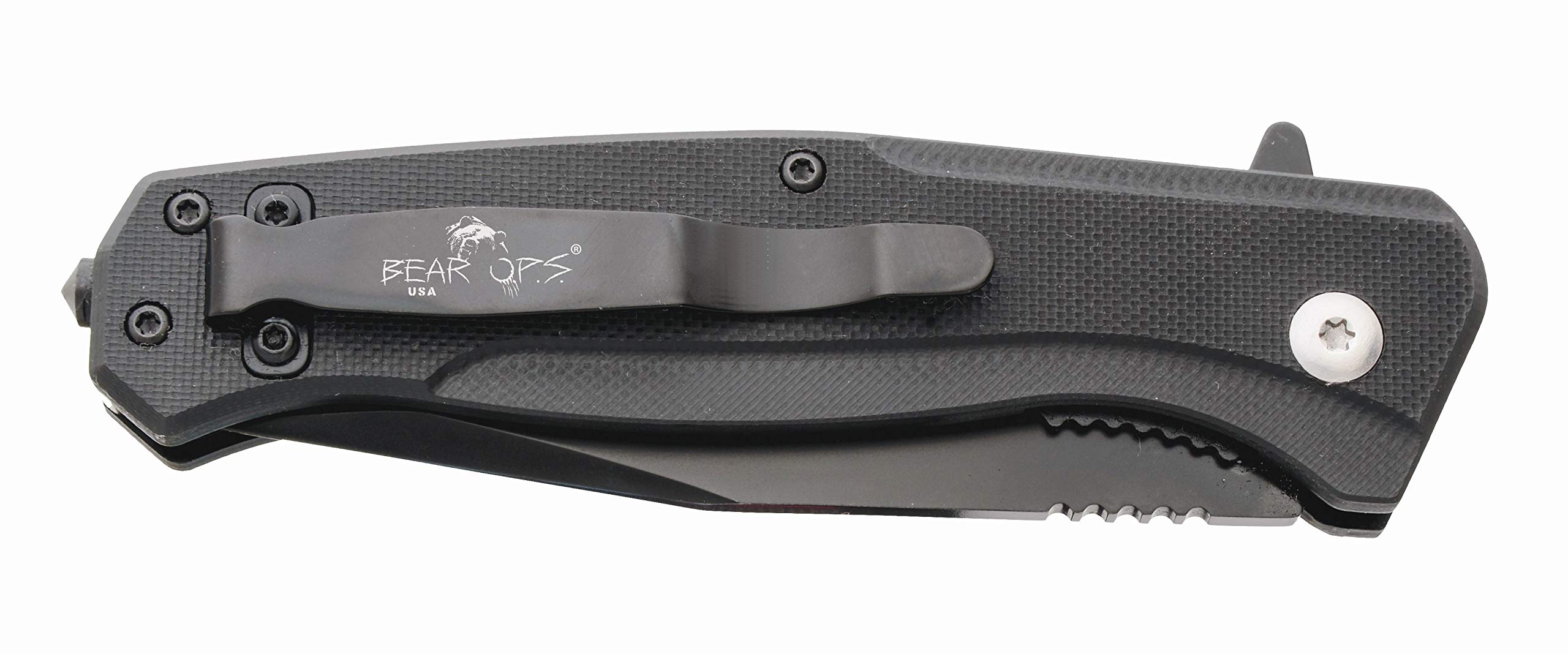 Amazon.com : Bear Ops Bear & Son Bear Swipe® V Rescue Pocket Knife