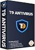 T9 Antivirus - Software for Windows - 1 PC, 1 Year | Real-time Protection | Exploits & Malware Protection | USB Protection | Firewall and Internet License Key in Postal Service - No CD